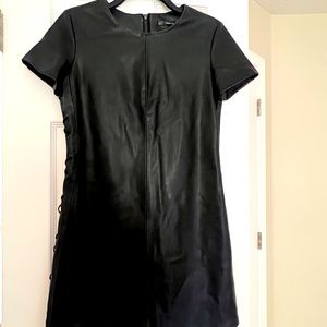 Leather Zara Dress! Stunning!! 🔥🔥🔥